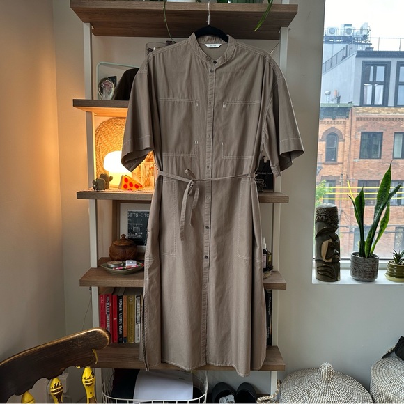 the frankie shop • poplin midi dress - Picture 10 of 14